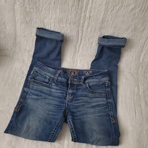 BKE Black Women's Dark Blue Skinny Jeans